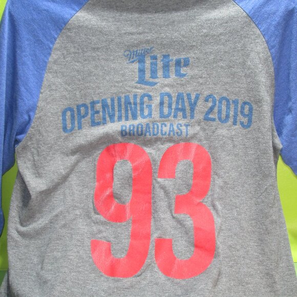 93 WXRT RADIO T-SHIRT SIZE M 93.1 W XRT Chicago Radio Blue Vintage Style RARE!!! - Picture 5 of 5